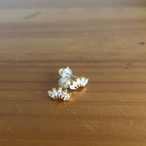 Five stone Diamond studs